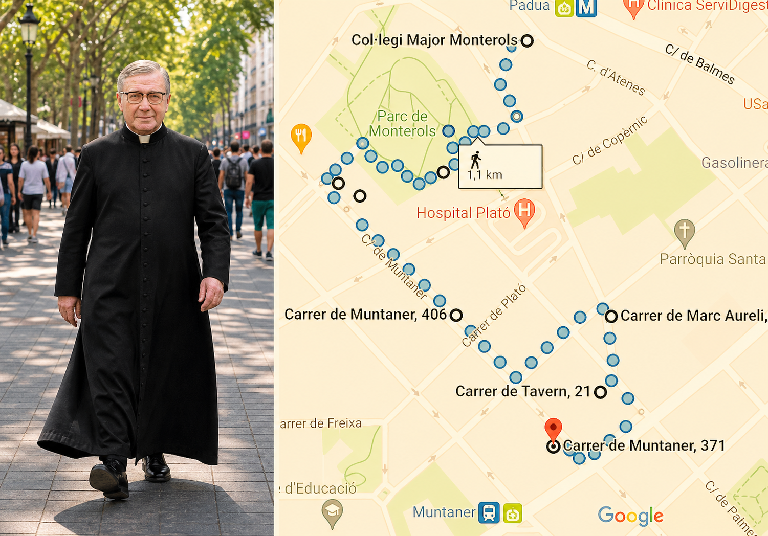 Huellas de san Josemaría en Barcelona